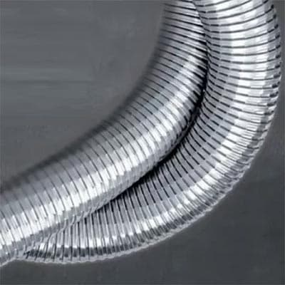 Metalhex inox D. Nerūdijančio plieno žarna su silikoniniu sandarikliu
